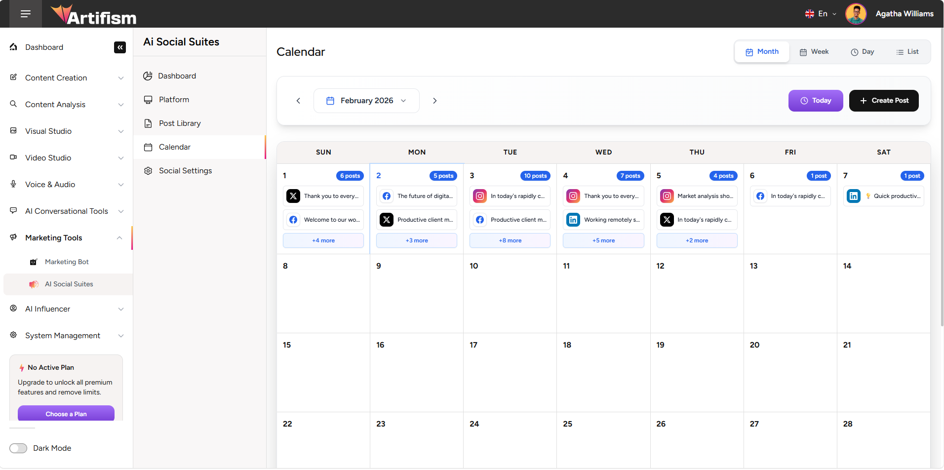 Content Calendar